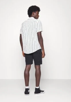 Pier One 2 Pack - Shirt - Black/White -Boutique Fashion Men's Discount Store a68cb2ff17104e928d6a0c4cb305d53e