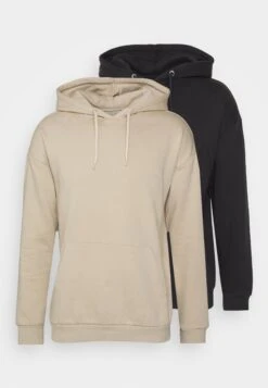 Pier One 2 Pack - Hoodie - Black/ Beige 11 Pier One 2 Pack - Hoodie - Black/ Beige -Boutique Fashion Men's Discount Store a84a4ef05979475782ac39c6c8ef241b