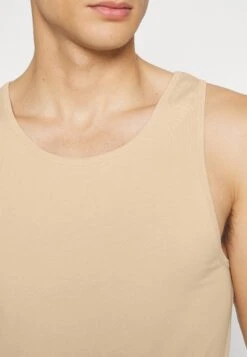 Pier One 3Pck Skin Tone Rib Vest- Undershirt - Beige -Boutique Fashion Men's Discount Store aba15a7c7d69454e9e5bf44c545c82e5