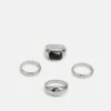 Pier One 4 Pack - Ring - Silver-Coloured