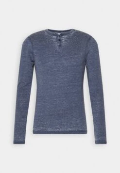 Pier One Long Sleeved Top - Blue -Boutique Fashion Men's Discount Store b6cdd62e28024b34aa3f0840f75da1da