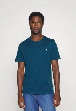 Pier One 5 Pack - Basic T-Shirt - White/Blue/Stone -Boutique Fashion Men's Discount Store b839b6722acb4810893aab216141f42b