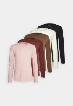 Pier One 5 Pack - Long Sleeved Top - Off-White/Mauve/Brown 16 Pier One 5 Pack - Long Sleeved Top - Off-White/Mauve/Brown -Boutique Fashion Men's Discount Store b8e45d0b40634cbaac3eb14e9c373a5b