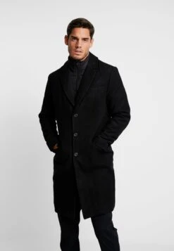 Pier One Classic Coat - Black