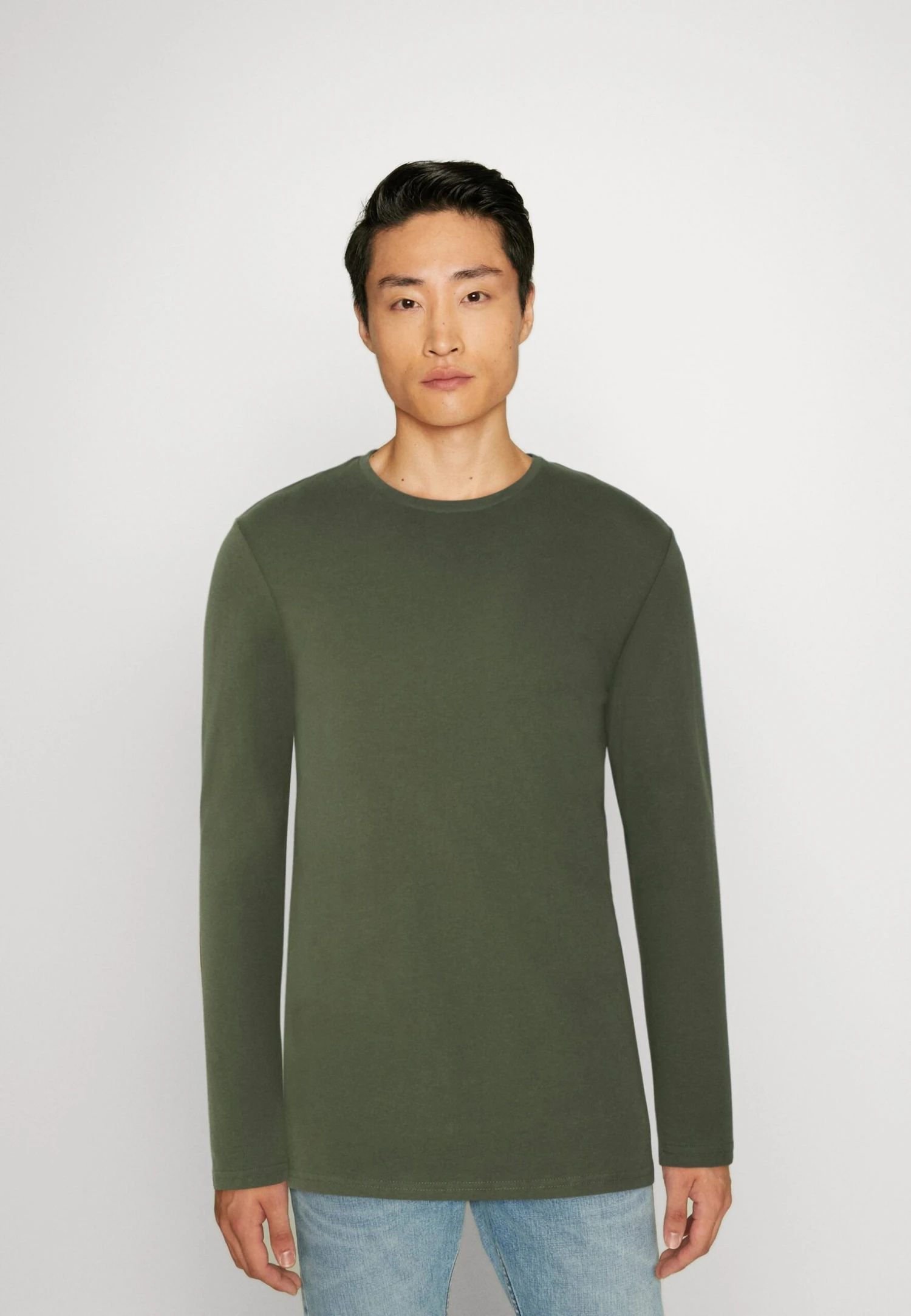 Pier One 2 Pack - Long Sleeved Top - Off-White/Dark Green 2 Pier One 2 Pack - Long Sleeved Top - Off-White/Dark Green - Image 2