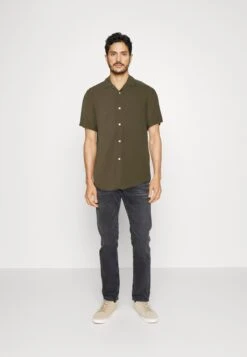 Pier One 2 Pack - Shirt - Olive/Black