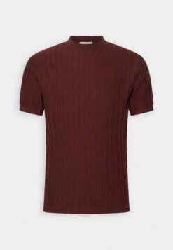 Pier One Print T-Shirt - Brown -Boutique Fashion Men's Discount Store c46da085cee74dfc9a22666b6db48211