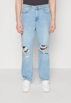Pier One Distress On Knees - Relaxed Fit Jeans
