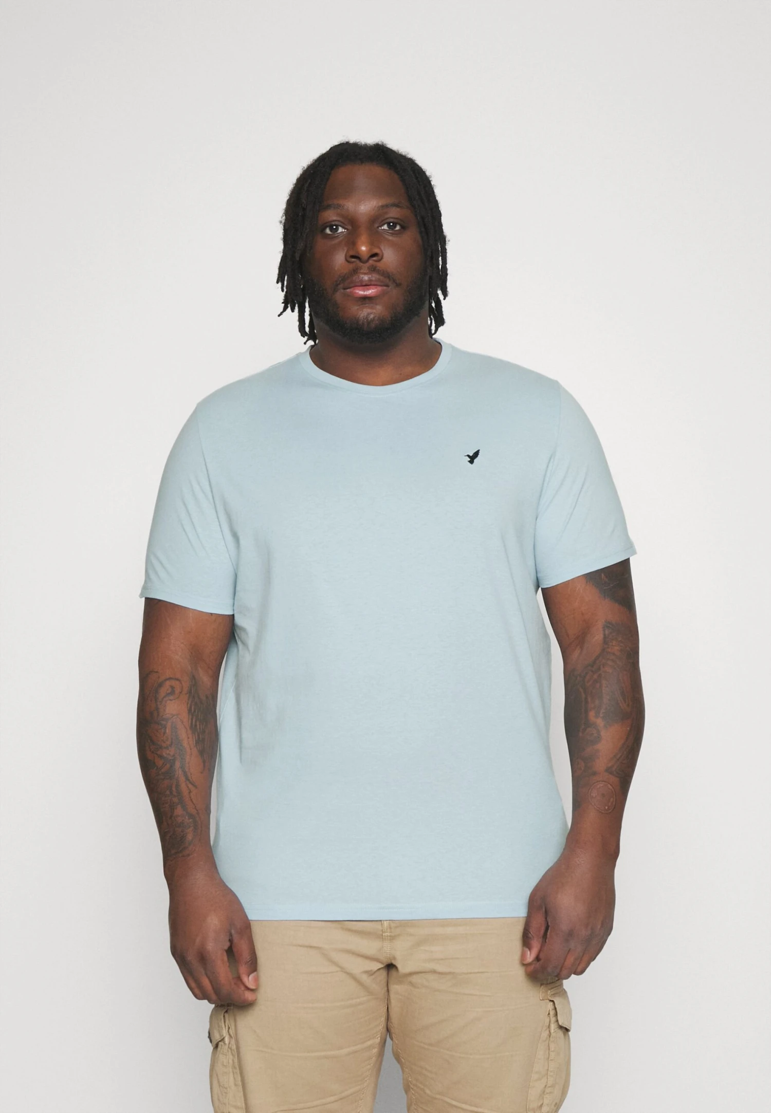 Pier One 5 Pack - Basic T-Shirt - White/Mottled Dark Grey/Bordeaux 4 Pier One 5 Pack - Basic T-Shirt - White/Mottled Dark Grey/Bordeaux - Image 4