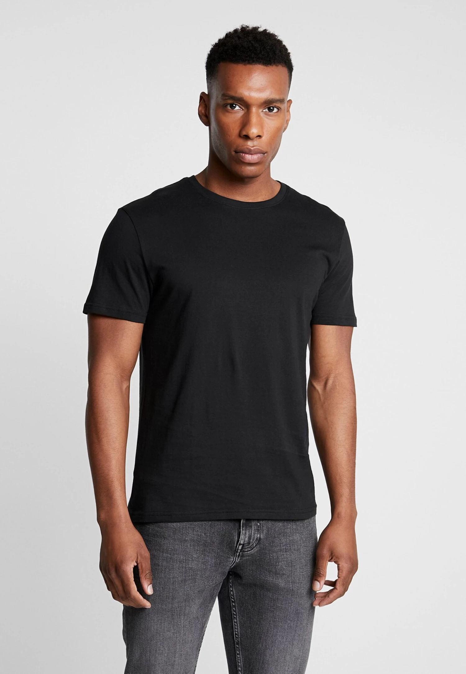 Pier One 5 Pack - Basic T-Shirt - Mottled Bordeaux/White 2 Pier One 5 Pack - Basic T-Shirt - Mottled Bordeaux/White - Image 2