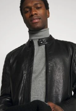 Pier One 2 Pack - Basic Turtleneck - Jumper - Black/Mottled Light Grey -Boutique Fashion Men's Discount Store cb94862188374c17a1924e8c374f3d1b