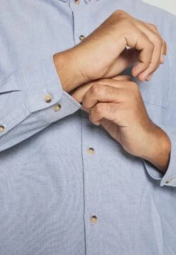 Pier One Oxford - Shirt - Light Blue -Boutique Fashion Men's Discount Store d0f3517b8dcc4ed8944314d9a3607504