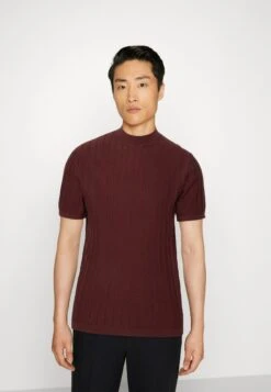 Pier One Print T-Shirt - Brown