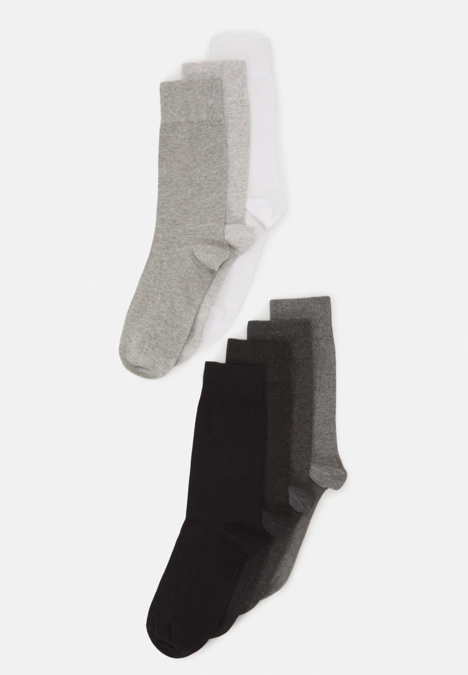 Pier One 7 Pack - Socks - Black/Grey 1 Pier One 7 Pack - Socks - Black/Grey