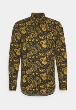 Pier One Festive Aop - Shirt - Black