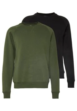 Pier One 2 Pack - Sweatshirt - Khaki/Black