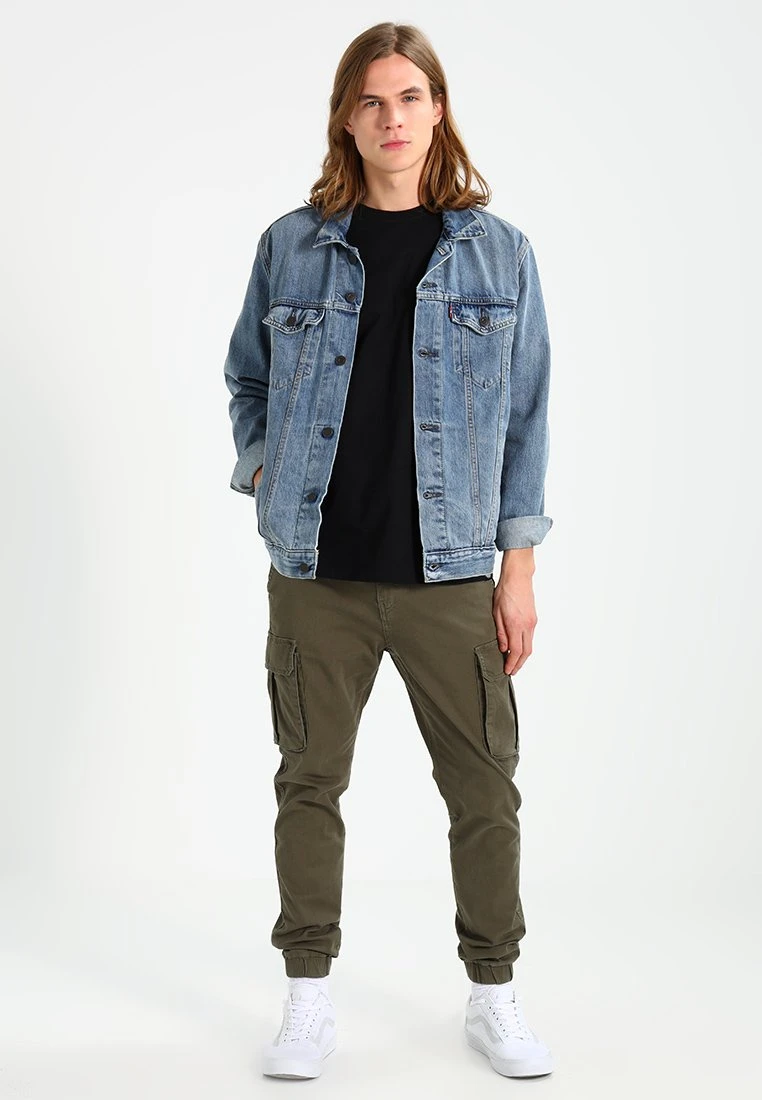 Pier One Cuffed Skinny Trouser- Cargo Trousers - Khaki 2 Pier One Cuffed Skinny Trouser- Cargo Trousers - Khaki - Image 2