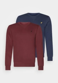 Pier One Sweatshirt - Dark Blue/Bordeaux