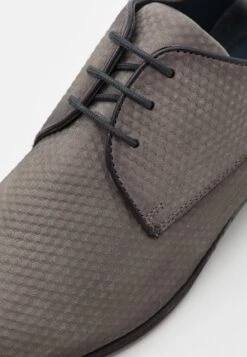 Pier One Leather - Lace-Ups - Dark Grey -Boutique Fashion Men's Discount Store e0f1574267c74dc1b5d53d5cfef035ae