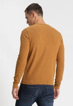 Pier One Jumper - Mottled Dark Yellow -Boutique Fashion Men's Discount Store e14bb25b98364ffb8f443ab53b237f1d