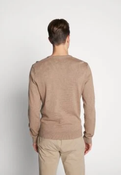 Pier One Basic Crewneck - Jumper - Mottled Beige -Boutique Fashion Men's Discount Store e45875b79af34307b546bc88a1571a7e