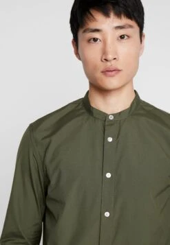 Pier One 2 Pack - Shirt - Oliv/Black -Boutique Fashion Men's Discount Store e61d982891db443cb20fcf452cc69907