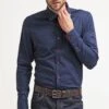 Pier One Shirt - Dark Blue/Red