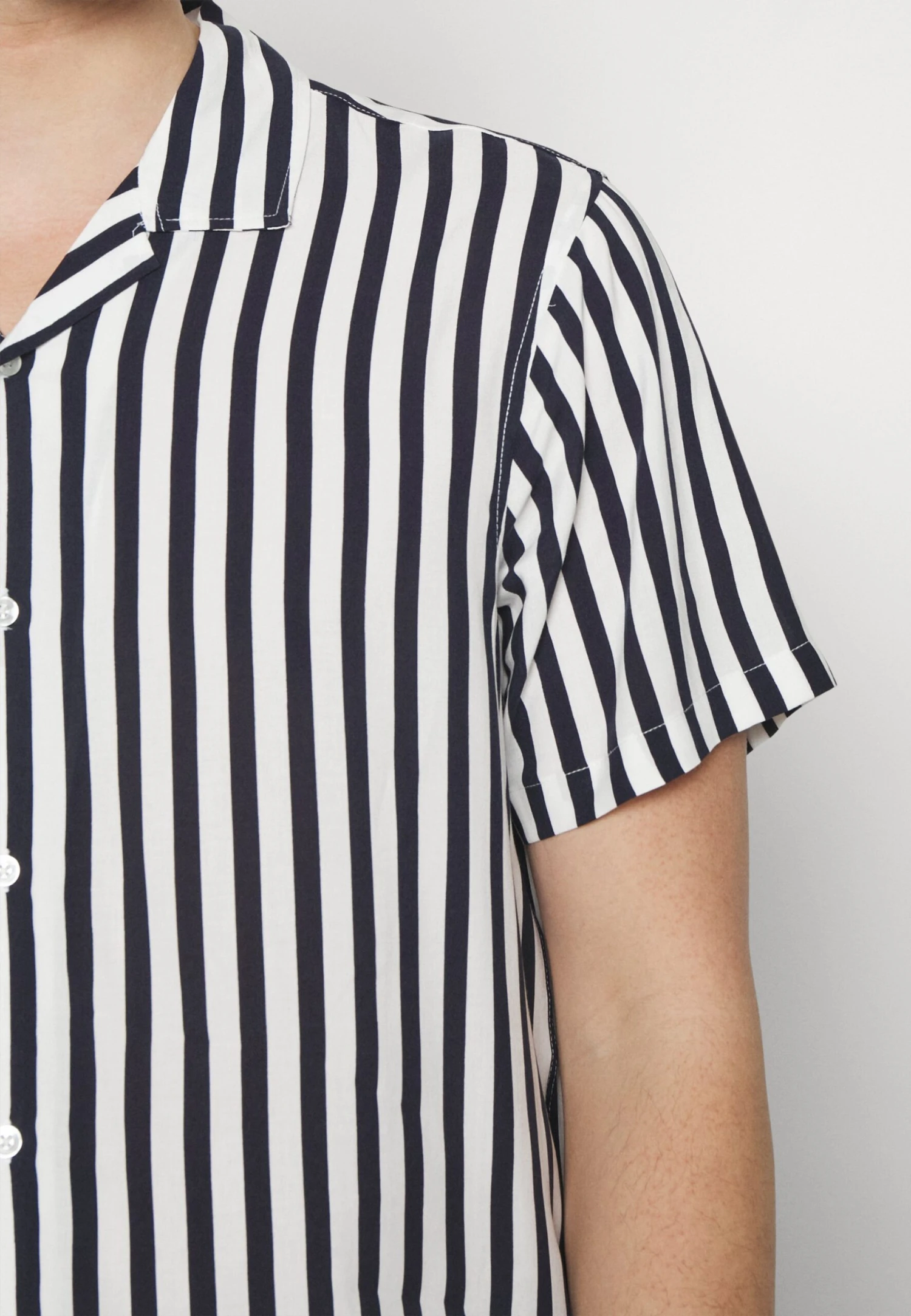 Pier One Shirt - Dark Blue/White 5 Pier One Shirt - Dark Blue/White - Image 5