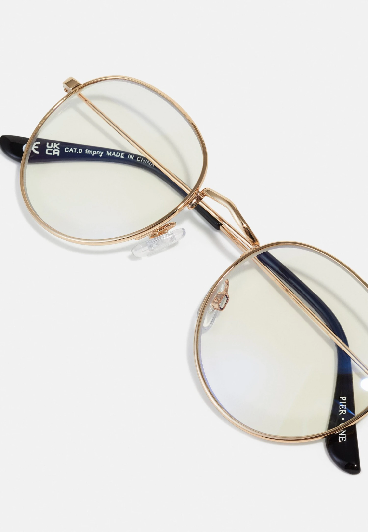Pier One Unisex - Blue Light Glasses -Gold- Coloured 4 Pier One Unisex - Blue Light Glasses -Gold- Coloured - Image 4