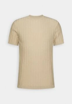 Pier One Print T-Shirt - Beige -Boutique Fashion Men's Discount Store f58c91d8ff0a4569be0aeb4b3c59e314