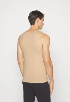 Pier One 3Pck Skin Tone Rib Vest- Undershirt - Beige -Boutique Fashion Men's Discount Store fae518a344d04f3ca025552b7e1d1d7b
