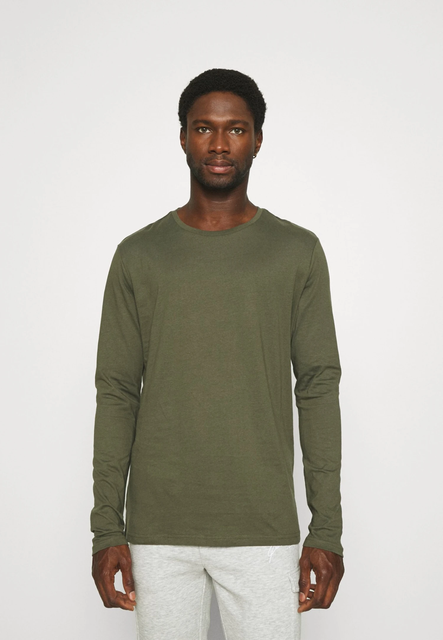 Pier One 2 Pack - Long Sleeved Top - Olive/Dark Blue 4 Pier One 2 Pack - Long Sleeved Top - Olive/Dark Blue - Image 4