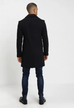 Pier One Classic Coat - Dark Blue -Boutique Fashion Men's Discount Store fc5107bffd36456a9fc54e1440b82879