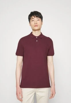 Pier One Basic - Polo Shirt - Bordeaux