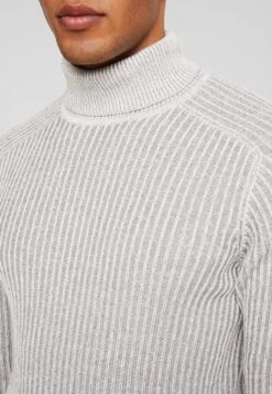 Pier One Jumper - 111 - Mottled Light Grey -Boutique Fashion Men's Discount Store fea4b15041fe4254ac1426dc28a9b165