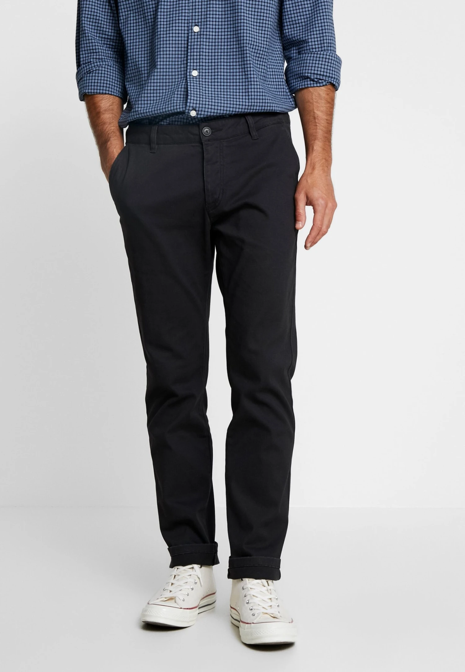 Pier One Chinos - Black 1 Pier One Chinos - Black