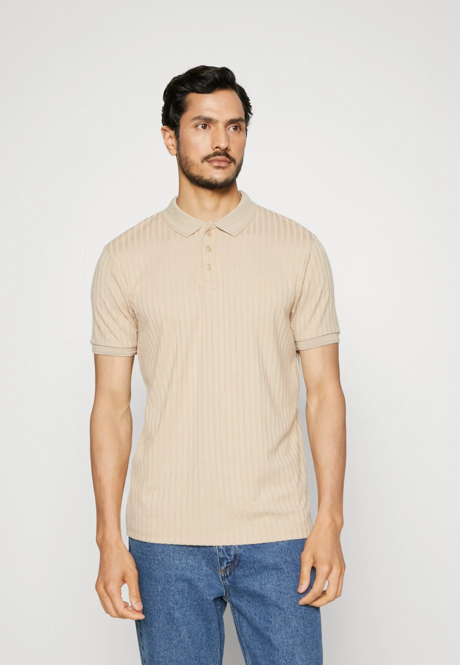 Pier One Polo Shirt - Beige 1 Pier One Polo Shirt - Beige
